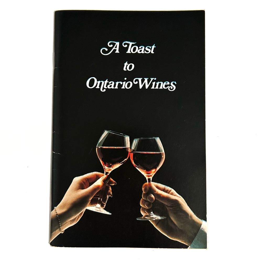 Vintage A Toast to Ontario Wines Booklet Wine Council RMAC Winery Sommelier Book